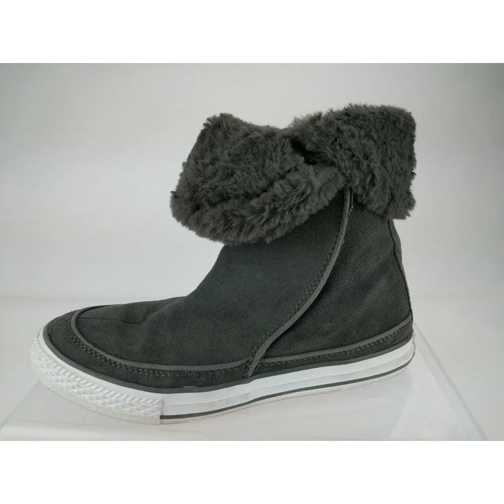 Kid's Converse CT Bev Boots High 626054C Gray/Charcoal Brand Size Juniors 5.5